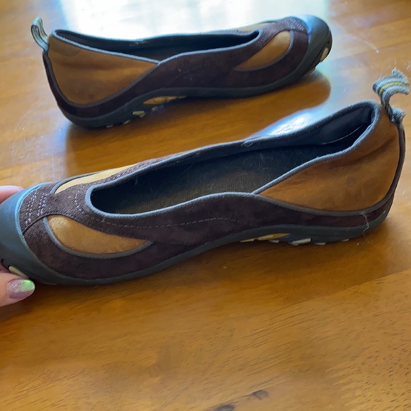 Merrell Carousel Brown Performance Flats 8 VGUC - Picture 10 of 13